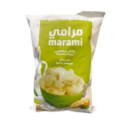 مرامي رقائق البطاطس ملح وخل 12ج-حبة