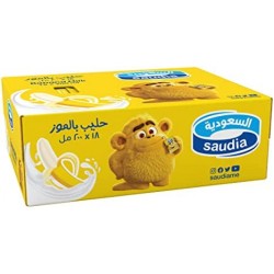 Saudia milk with bananas 200 ml 18 pcs