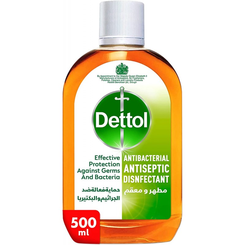 Dettol Antiseptic Disinfectant Liquid 500 Ml X 24 Save منصة سيڤ 5557