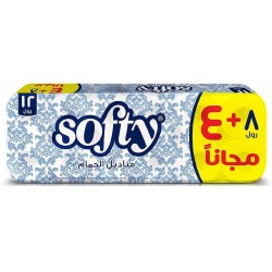 Softy Toilet Tissues x 8+4 * 4