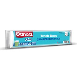 Sanita Club Trash Bags 10 Gallons x 16