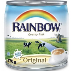 Rainbow Evaporated Milk 170 Gm x 96