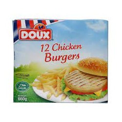 Doux chicken burger 12*660 gm