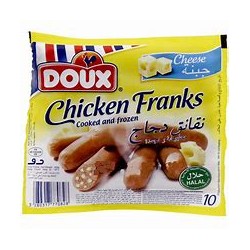 Doux chicken sausage with cheese 24*400 g
