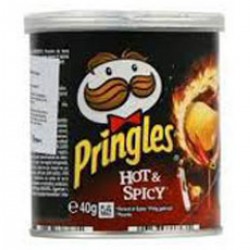 Pringles - Potato Chips Hot 40 g 12 Pcs