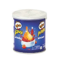 Pringles chips with ketchup flavor, 40 g 12 Pcs