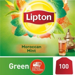 Lipton Green Tea Peppermint Flavor 25 Tea Bags pack of 1