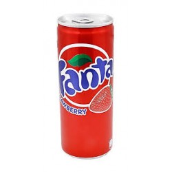 Fanta strawberry cans 250 ml - piece