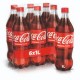 Coca-Cola Plastic 1 Liter, Pull 6 Pieces