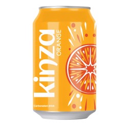 كينزا برتقال مشروب غازي 360 مل شد 24